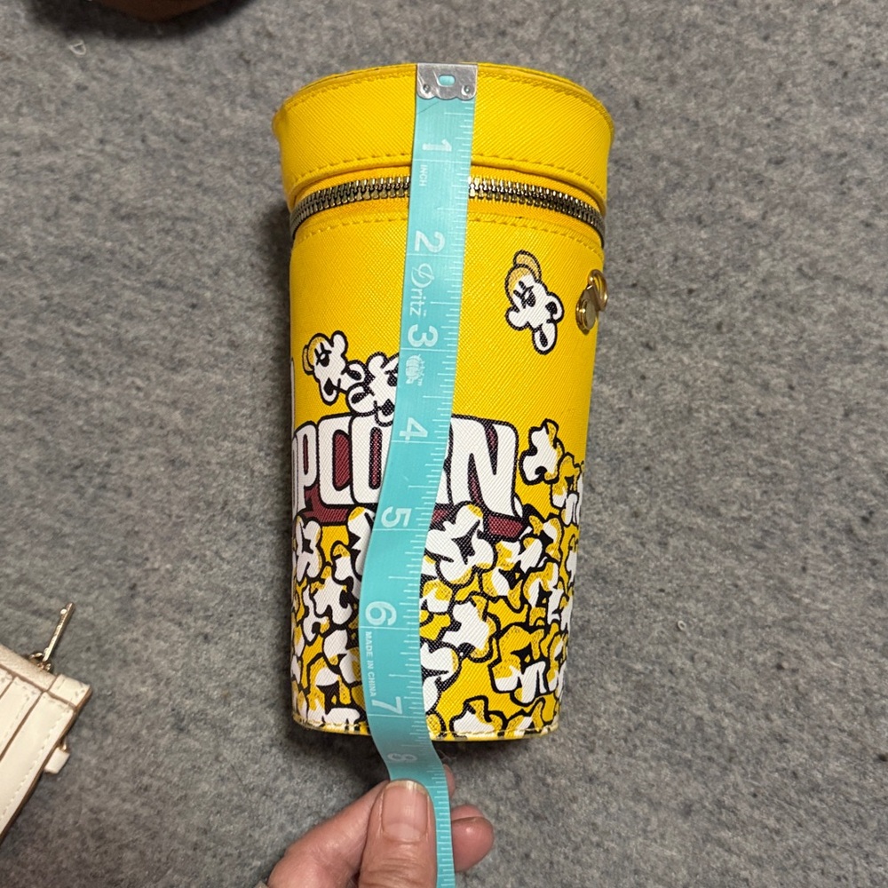 Yellow Popcorn Print Bag